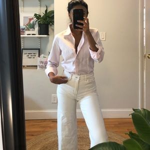 Brooks brothers light pink button up shirt